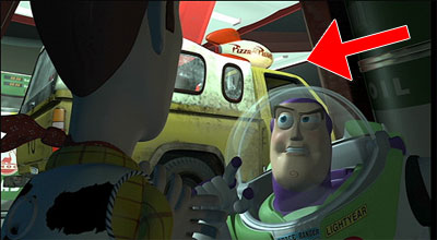 Pizza Truck in Toy Story